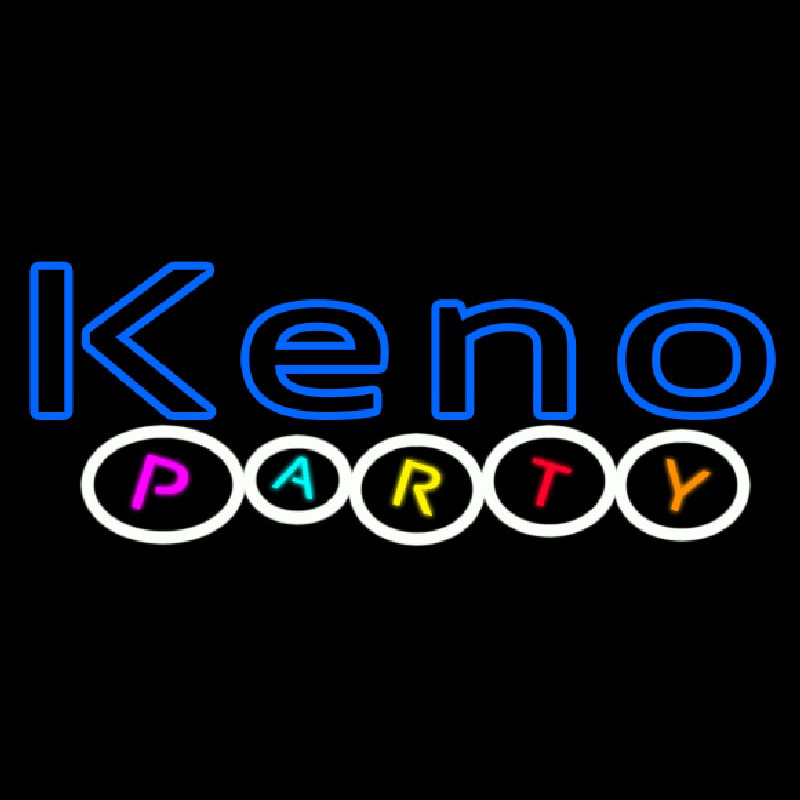 Keno Party 1 Neon Skilt