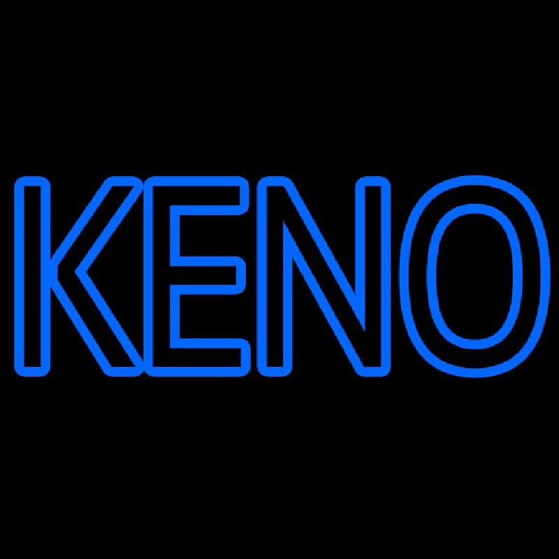 Keno With Outline 2 Neon Skilt