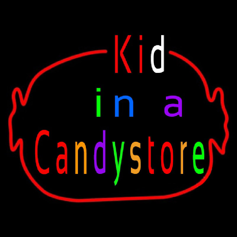 Kid In A Candy Store Neon Skilt