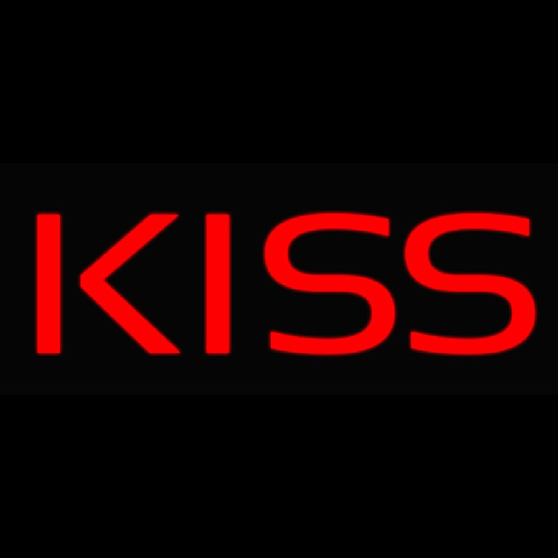 Kiss Neon Skilt