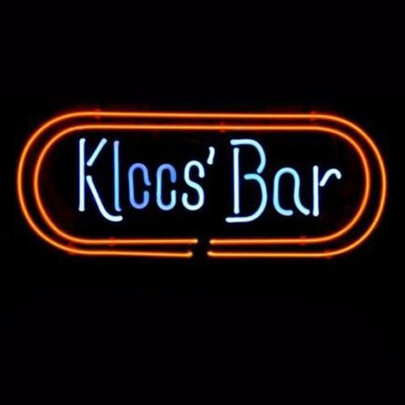 Kloos Bar Logo Butik Øl Neon Skilt Gave