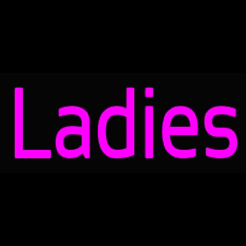 Ladies Neon Skilt