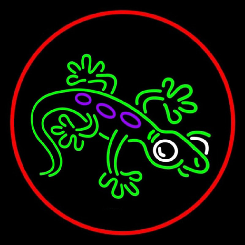 Lizard Neon Skilt