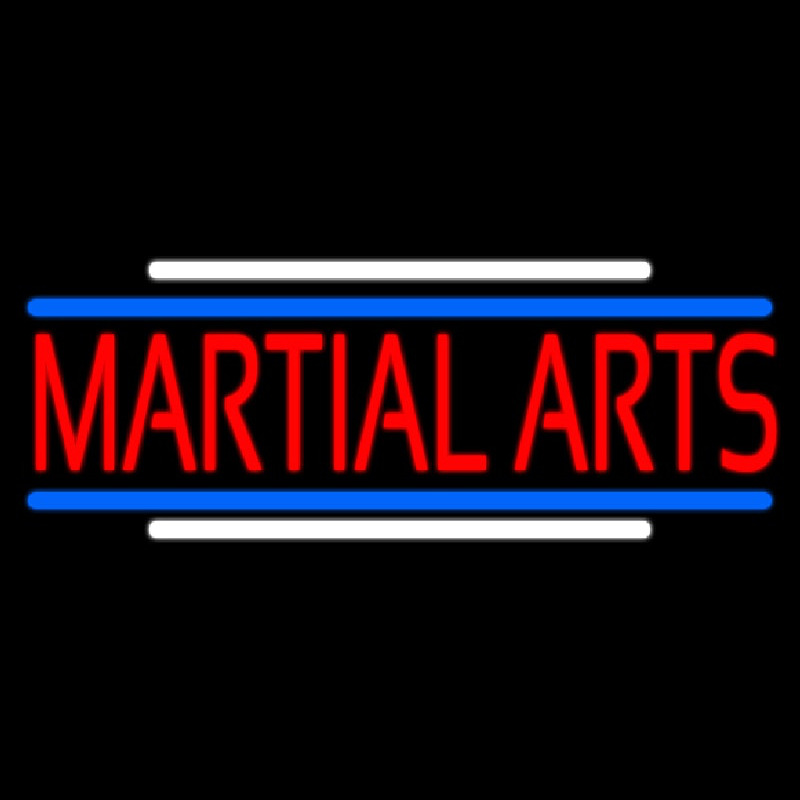 Martial Arts Neon Skilt