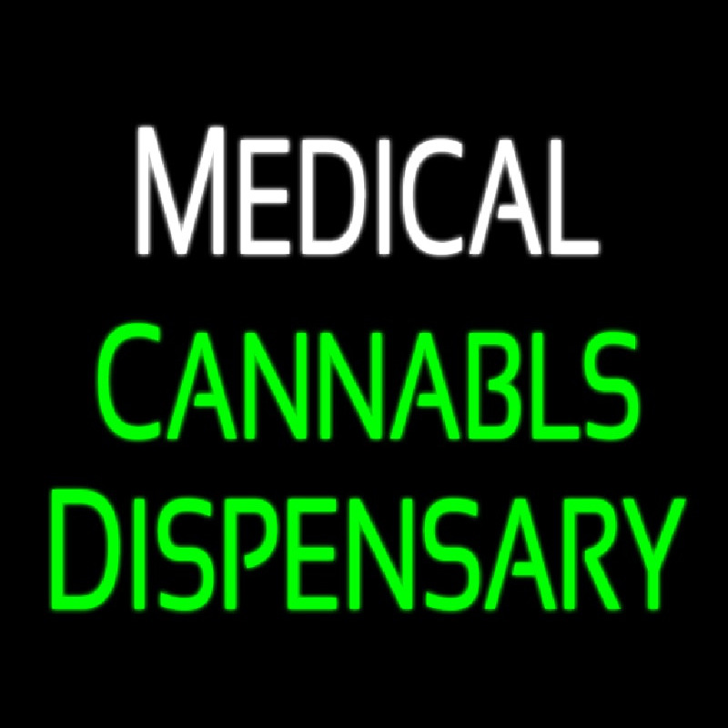 Medical Cannabis Dispensary Neon Skilt