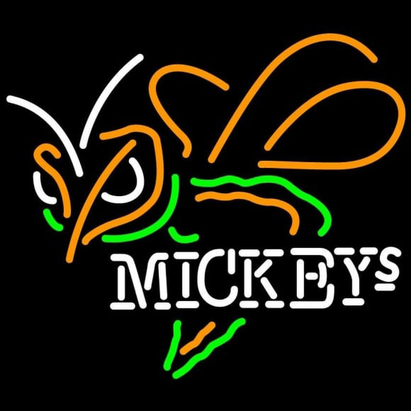 Mickeys Bumble Bee Hornet Neon Skilt