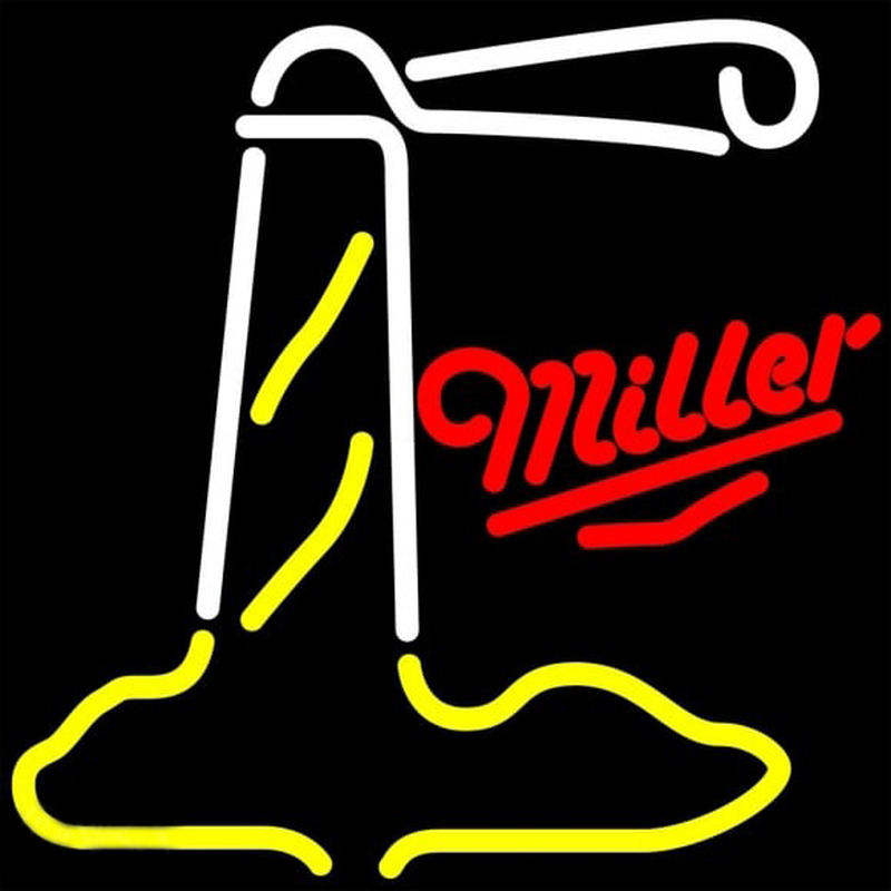 Miller Lighthouse Beer Sign Neon Skilt