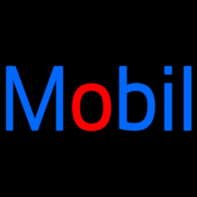 Mobil Neon Skilt