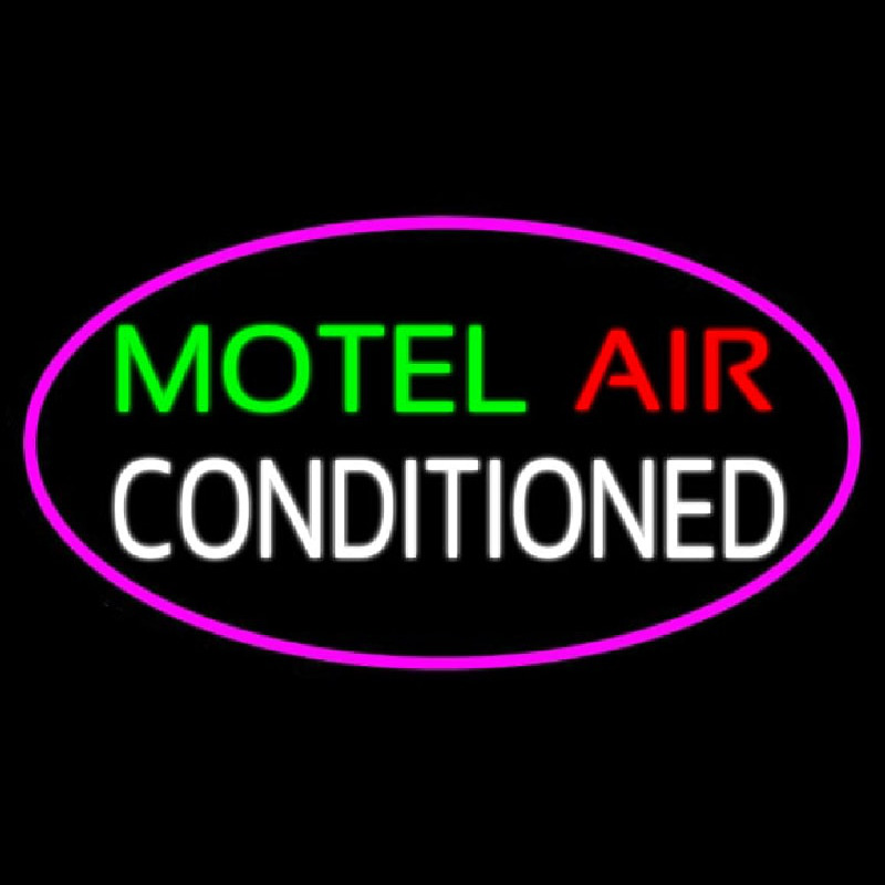 Motel Air Conditioned Neon Skilt