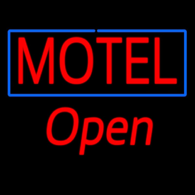 Motel Open Neon Skilt