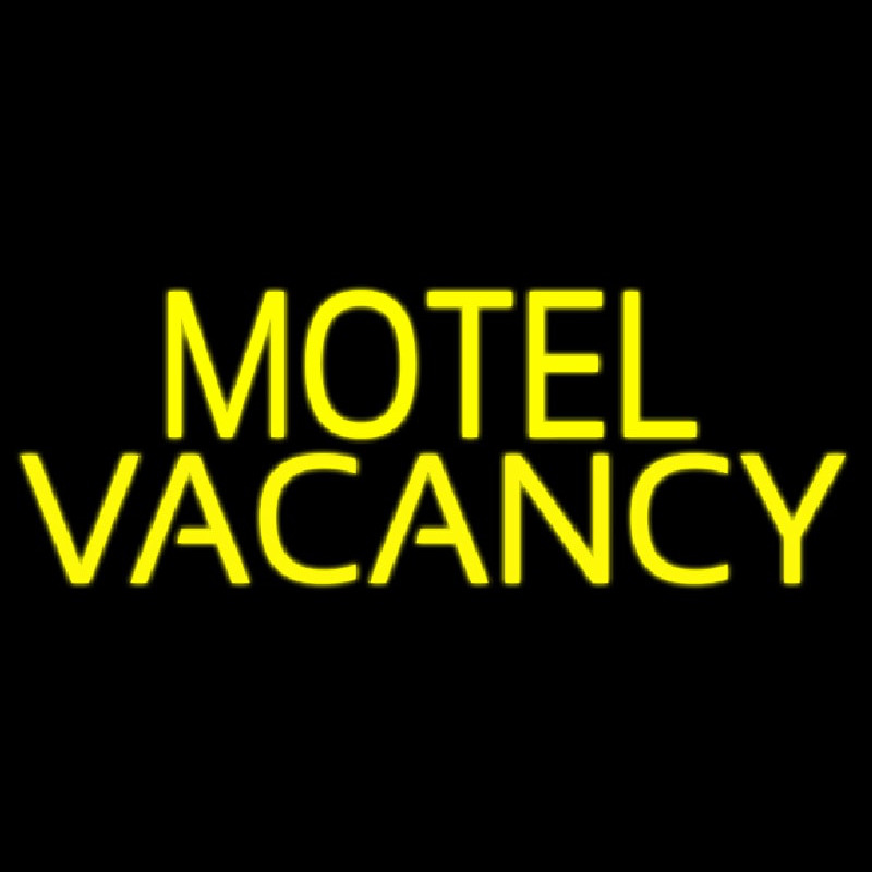 Motel Vacancy Neon Skilt