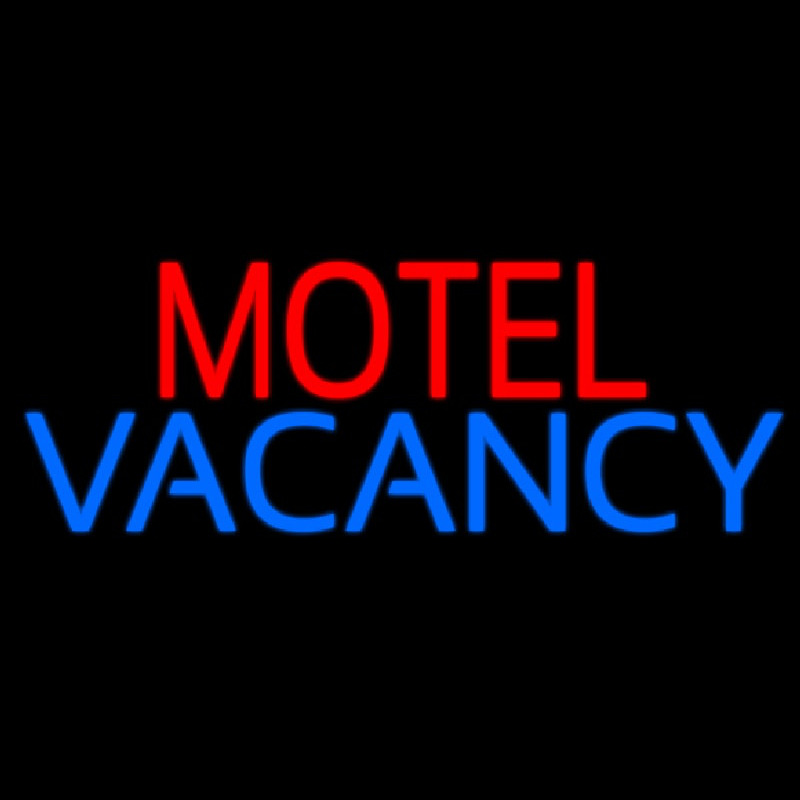 Motel Vacancy Neon Skilt