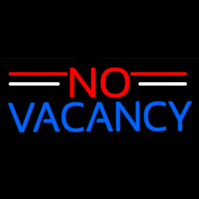 No Vacancy Neon Skilt