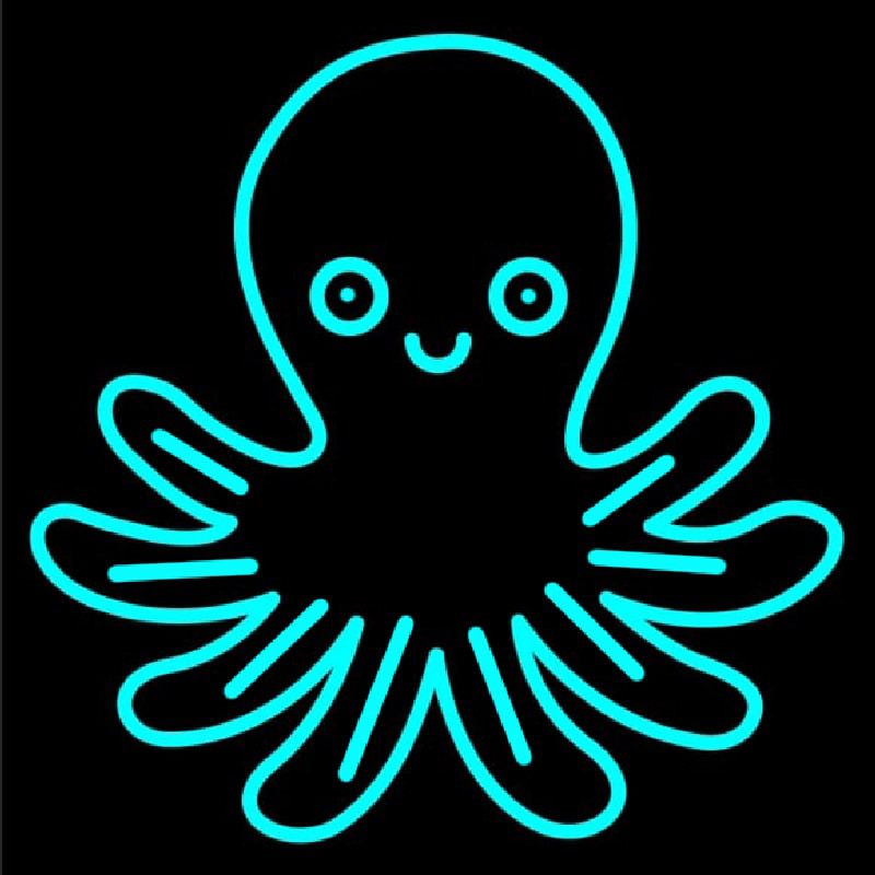 Octopus Neon Skilt