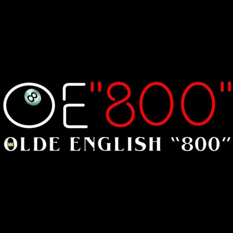 Olde English 800 8-Ball Neon Skilt