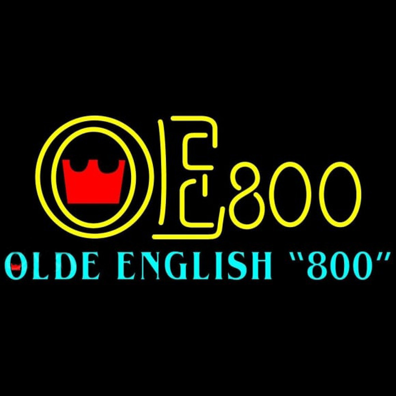 Olde English 800 Neon Skilt