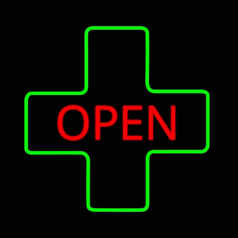 Open Neon Skilt