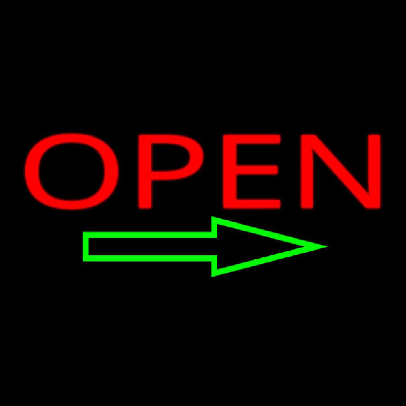 Open Neon Skilt