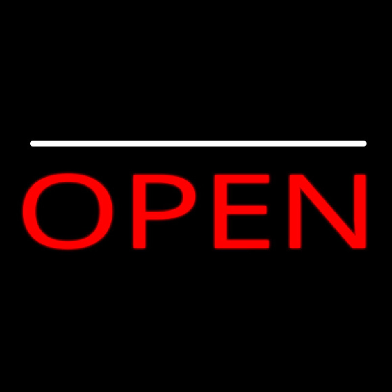 Open Neon Skilt