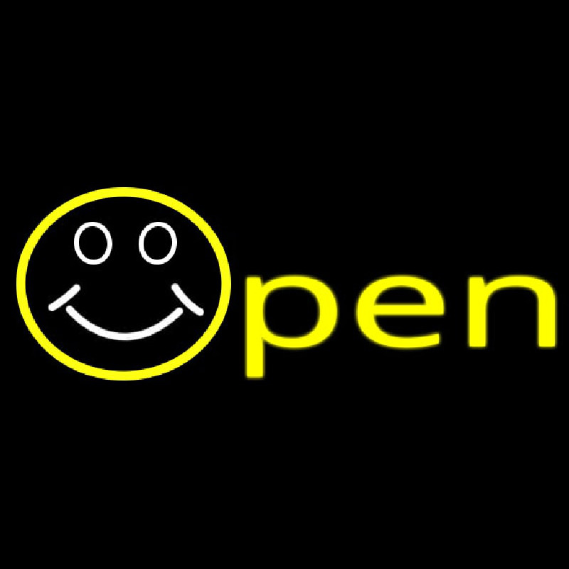 Open Neon Skilt