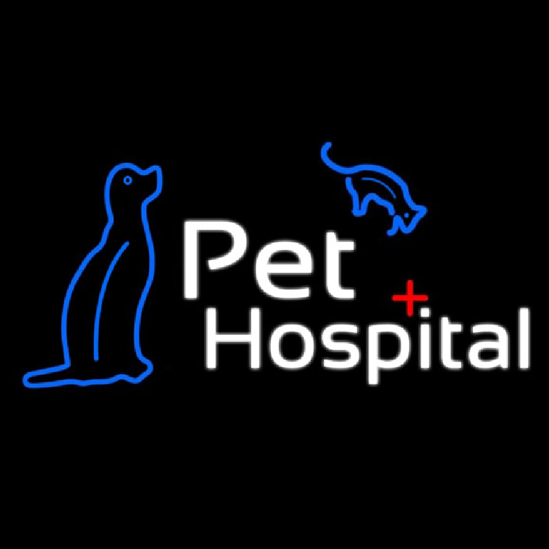 Pet Hospital Neon Skilt