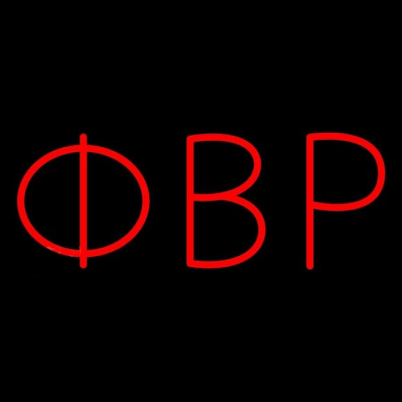 Phi Beta Rho Neon Skilt