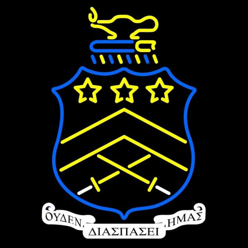 Pi Kappa Phi Chapters Logo Neon Skilt