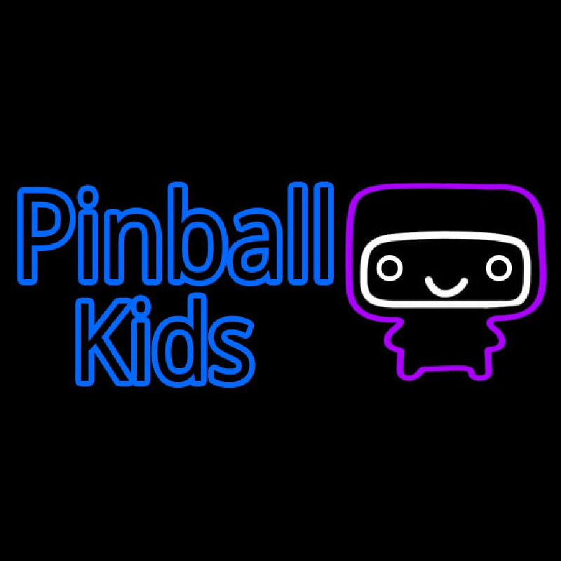 Pinball Kids Neon Skilt