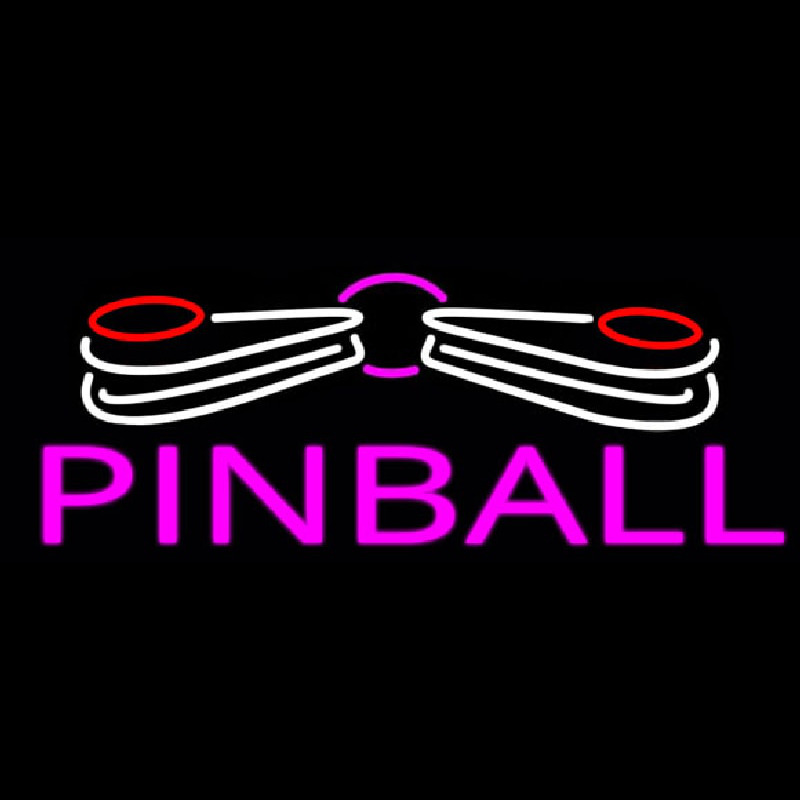 Pinball Logo 1 Neon Skilt