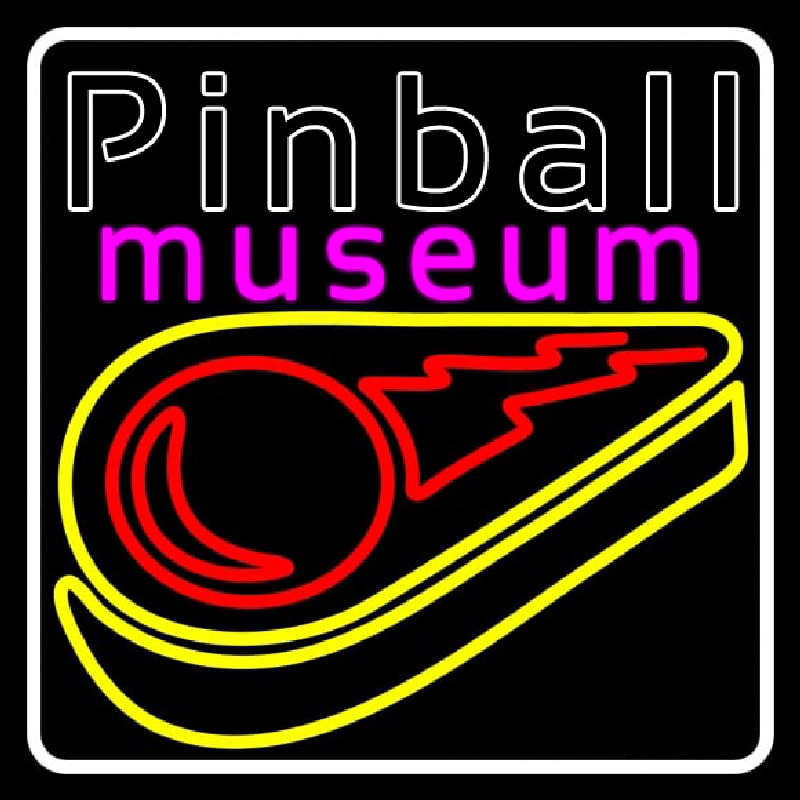 Pinball Museum 1 Neon Skilt