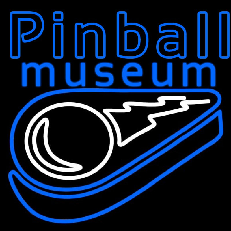 Pinball Museum Neon Skilt