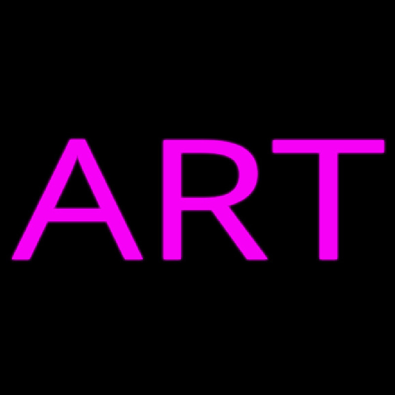 Pink Art Neon Skilt