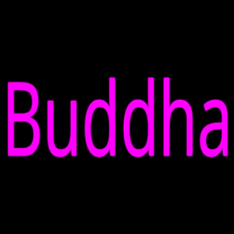 Pink Buddha Neon Skilt