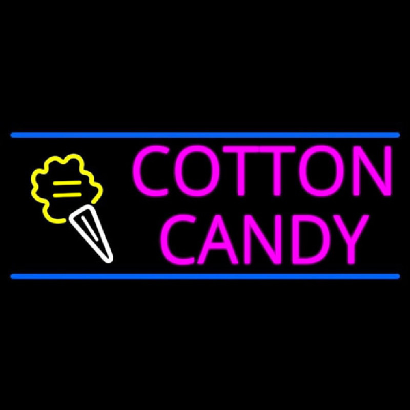 Pink Cotton Candy Neon Skilt