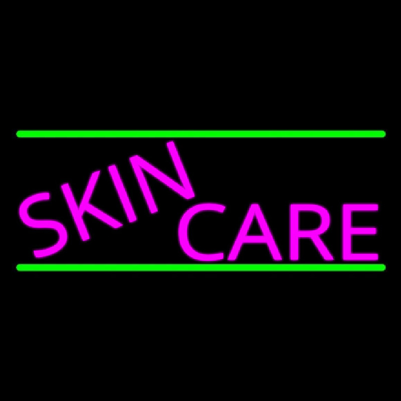 Pink Skin Care Neon Skilt