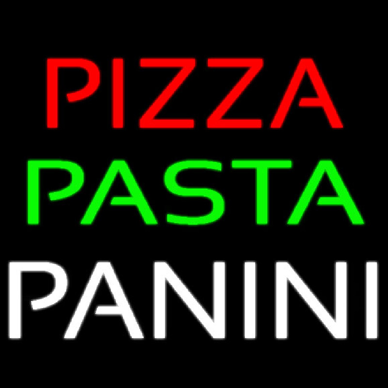 Pizza Pasta Panini Neon Skilt