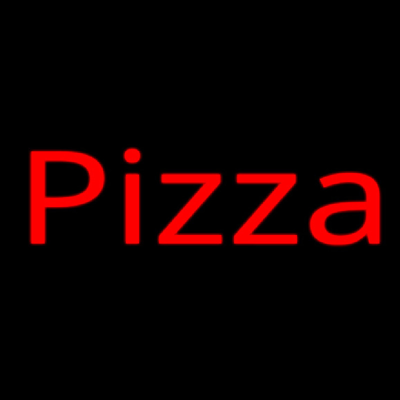 Pizza Red Neon Skilt