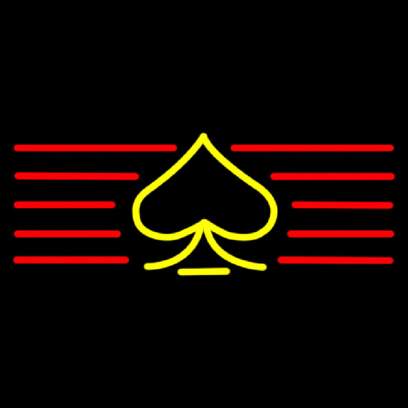 Poker Symbol 3 Neon Skilt