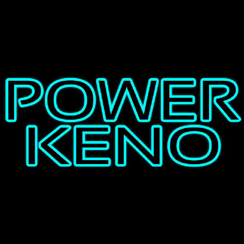 Power Keno 3 Neon Skilt