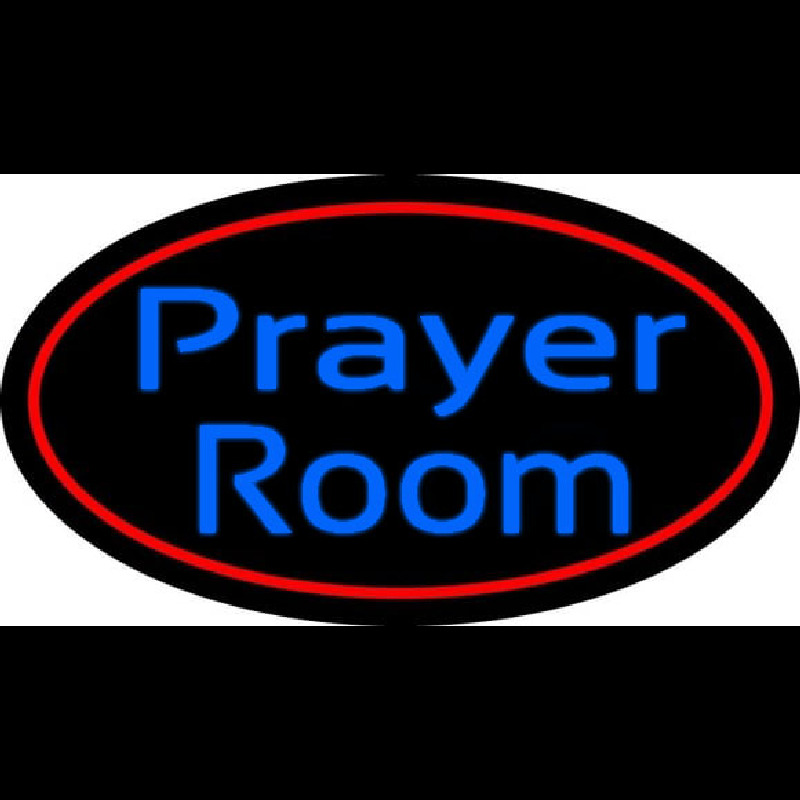 Prayer Room With Border Neon Skilt