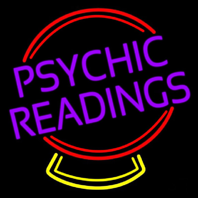 Psychic Reading Logo Neon Skilt