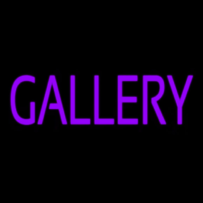 Purle Gallery Neon Skilt