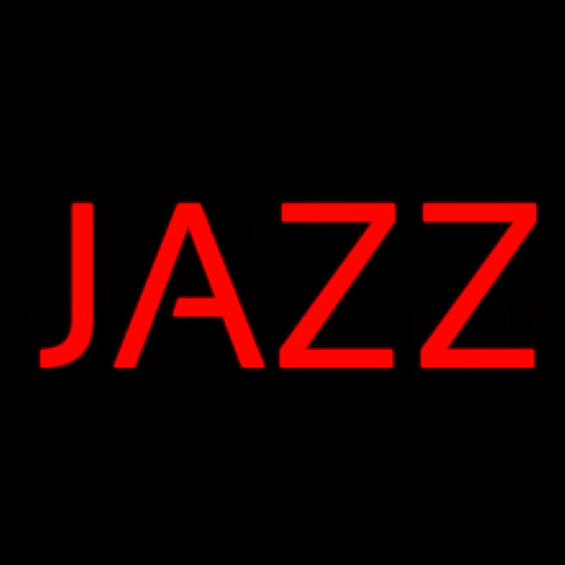 Red Block Jazz Neon Skilt