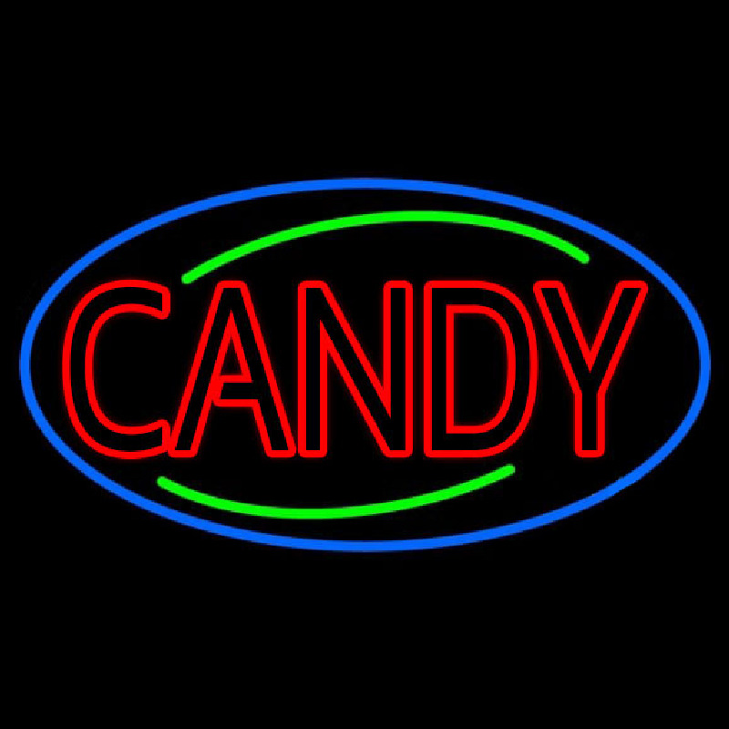 Red Candy Neon Skilt