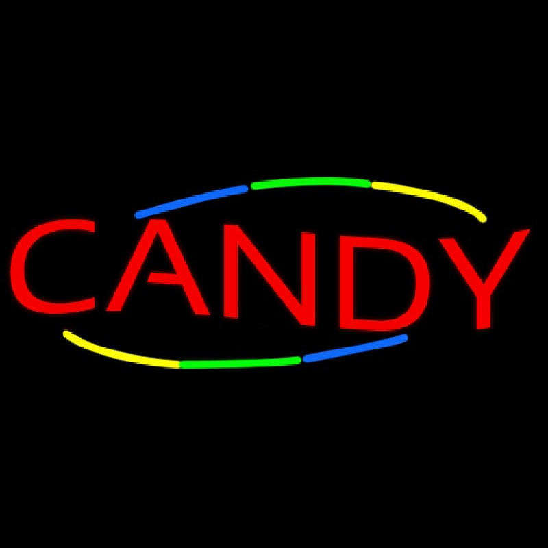 Red Candy Neon Skilt