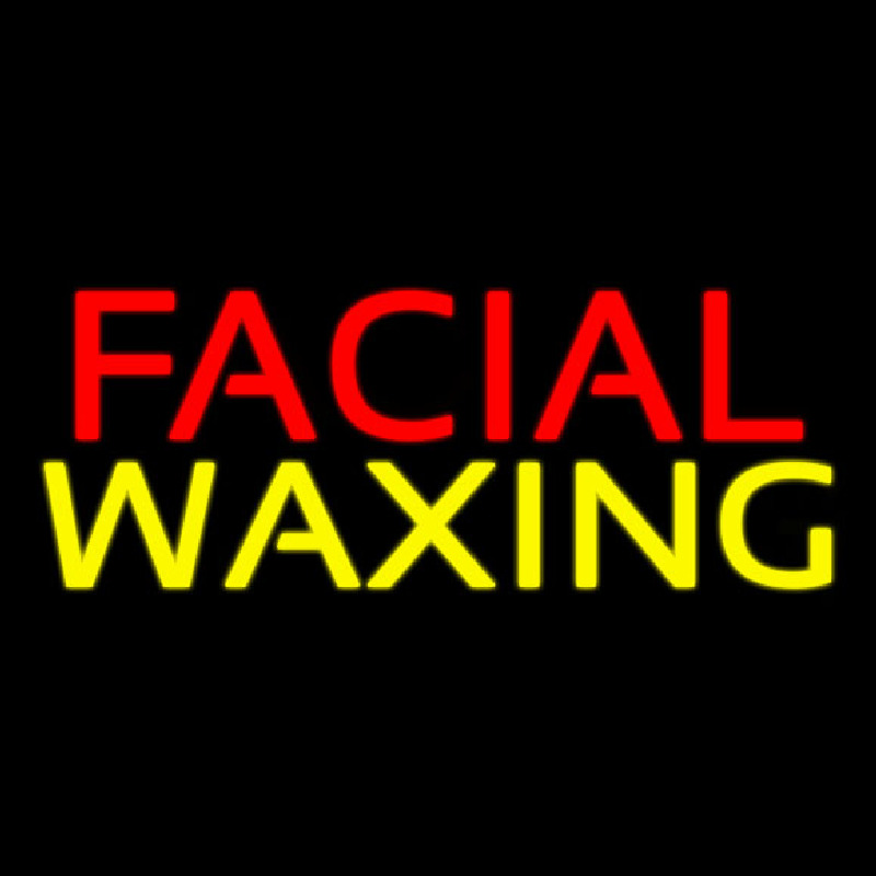 Red Facial Yellow Wa ing Neon Skilt