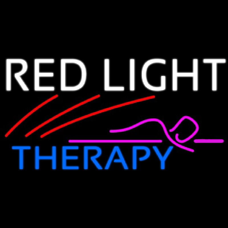 Red Light Therapy Neon Skilt