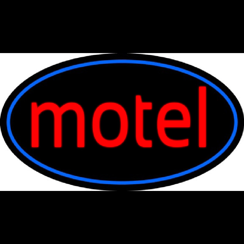 Red Motel Neon Skilt