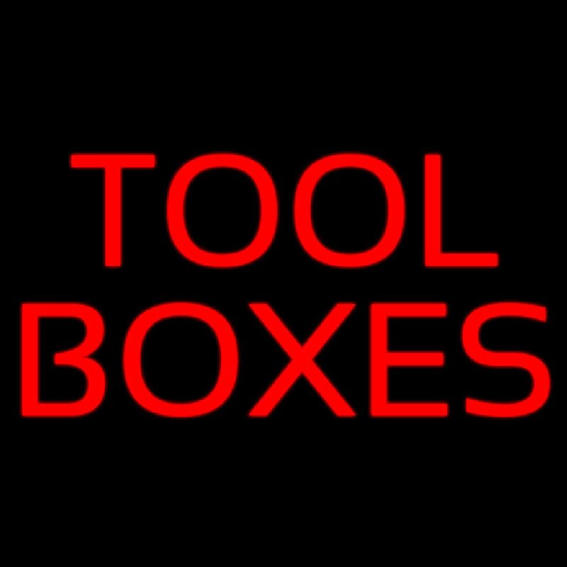 Red Tool Bo es 1 Neon Skilt