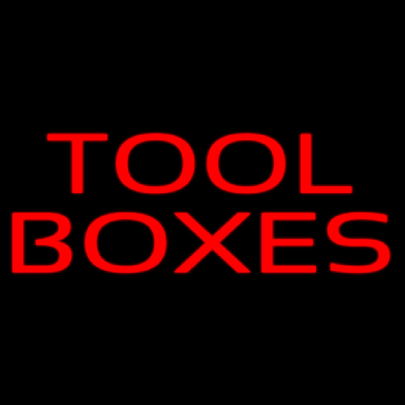 Red Tool Bo es 2 Neon Skilt